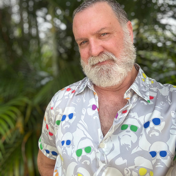 Bright Days Satin Fitted Shirt