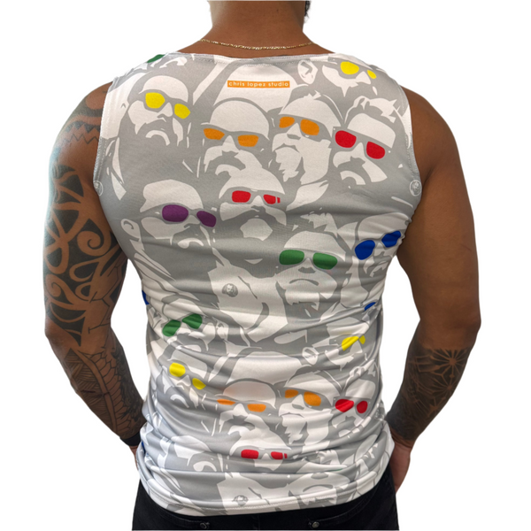 Summer Days polyester Fitted Tank Top