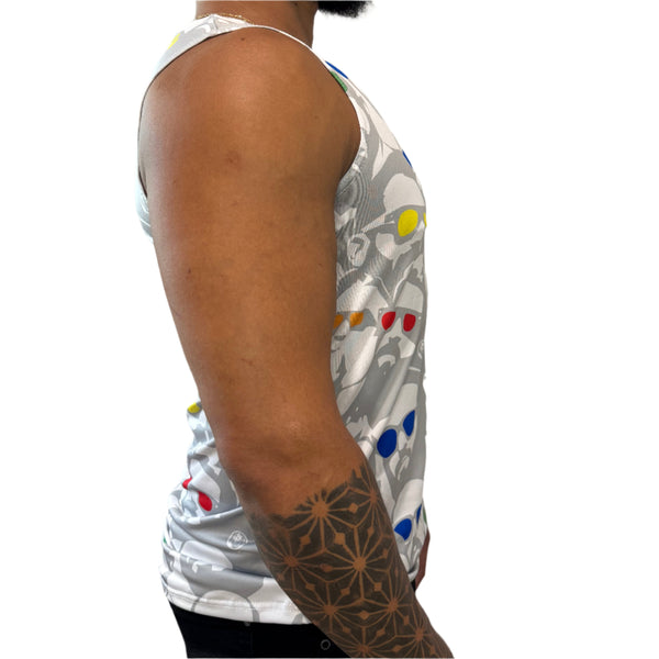 Summer Days polyester Fitted Tank Top
