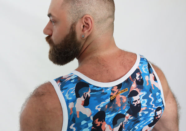 Bear Soup,  All over printed Tank Top