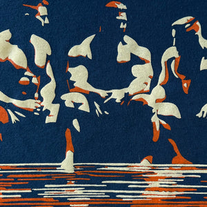 By The Pool, hand printed T-shirt and Tank Top (15 Color combinations)