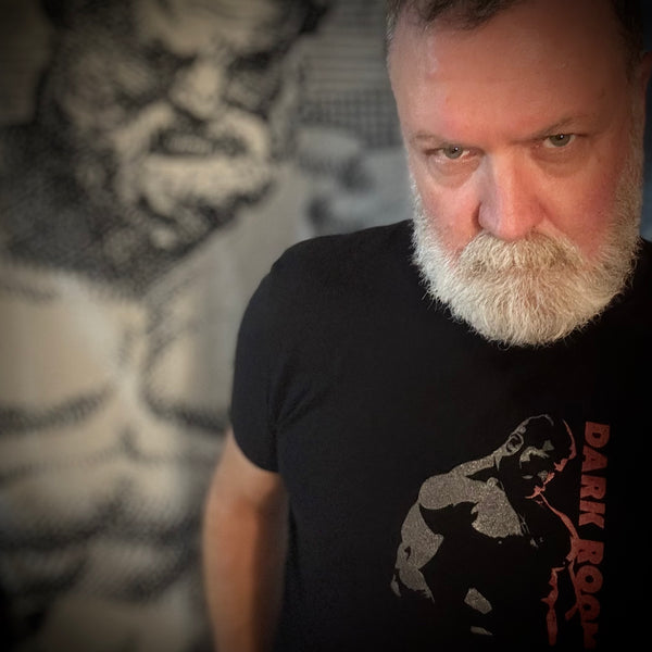 Red Dark Room, hand printed T-shirt and Tank Top