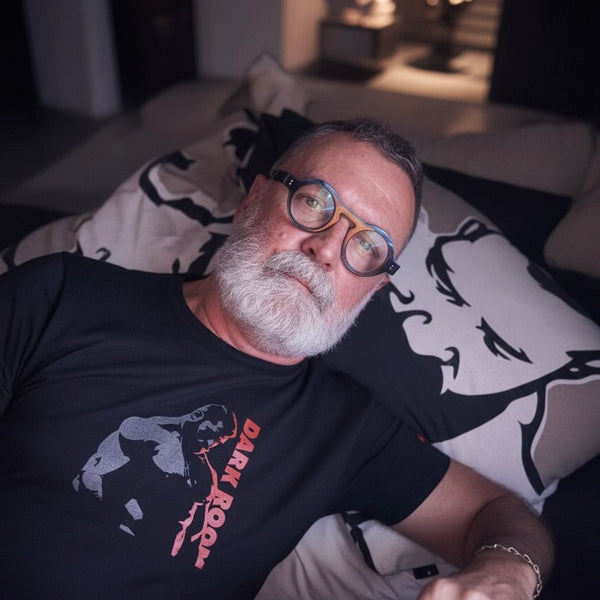 Red Dark Room, hand printed T-shirt and Tank Top
