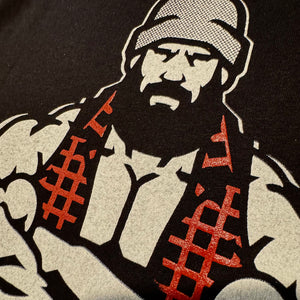 Big Lumberjack, hand printed T-shirt and Tank Top.