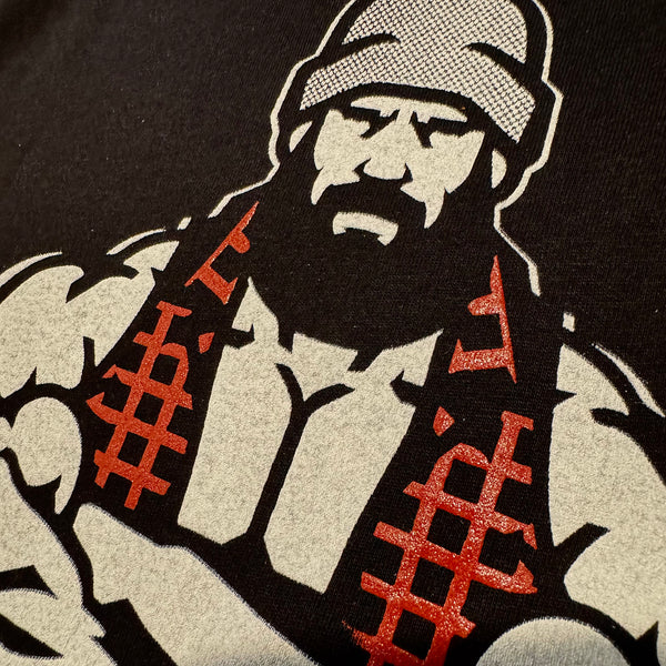 Big Lumberjack, hand printed T-shirt and Tank Top.