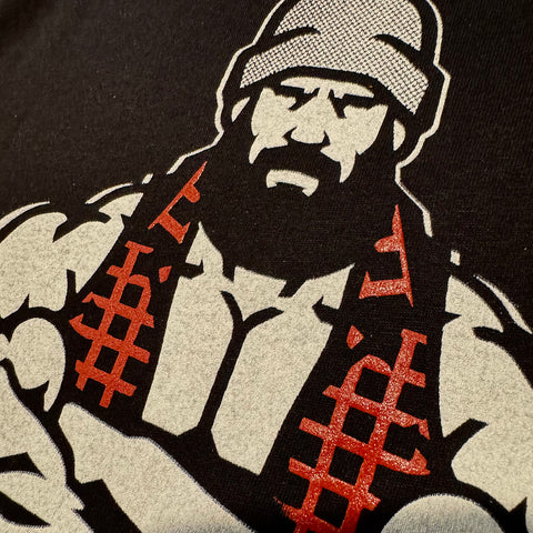 Big Lumberjack, hand printed T-shirt and Tank Top.