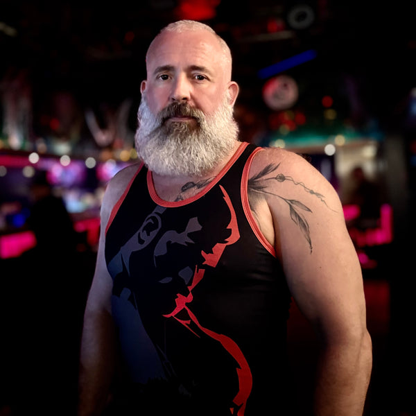 Red Dark Room, All Over Printed Tank Top