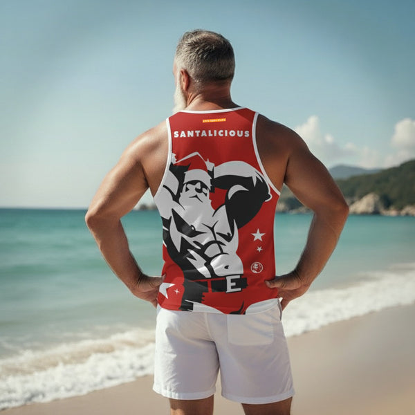 Santalicious 2, All Over Printed Tank Top