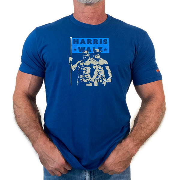 HARRIS-WALZ hand printed T-shirt and Tank Top (colors)