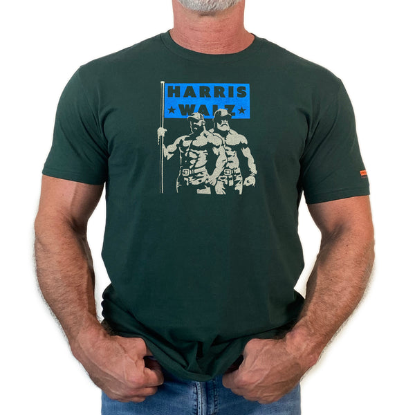 HARRIS-WALZ hand printed T-shirt and Tank Top (colors)