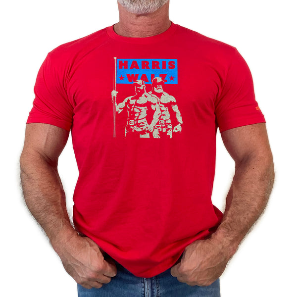 HARRIS-WALZ hand printed T-shirt and Tank Top (colors)