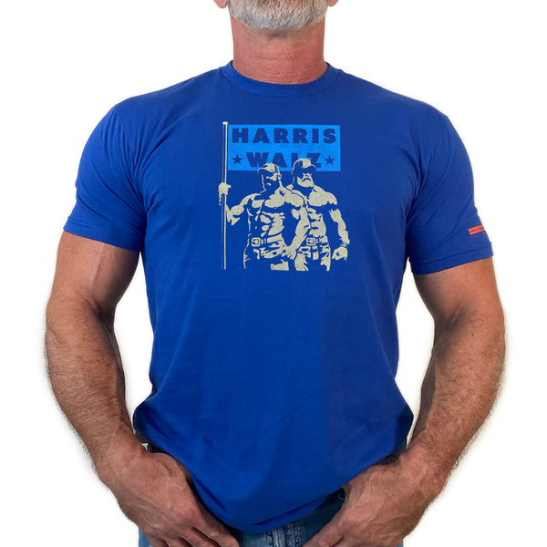 HARRIS-WALZ hand printed T-shirt and Tank Top (colors)