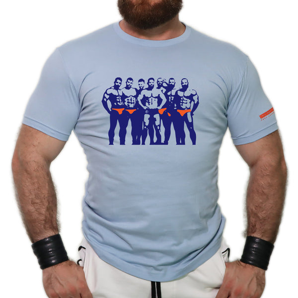Beach Guys, hand printed T-shirt & Tank Top (Colors)