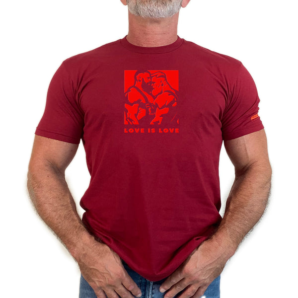 Love Is Love, hand printed T-shirt and Tank Top.