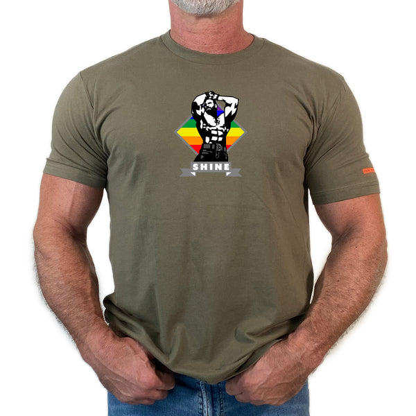 Shine with Pride T-shirt and Tank Top. (Colors)