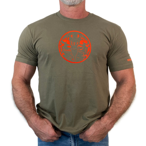 Fighters,  hand printed T-shirt (colors)
