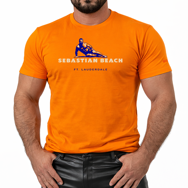 Sebastian Beach, hand printed T-shirt & Tank Top (Colors)