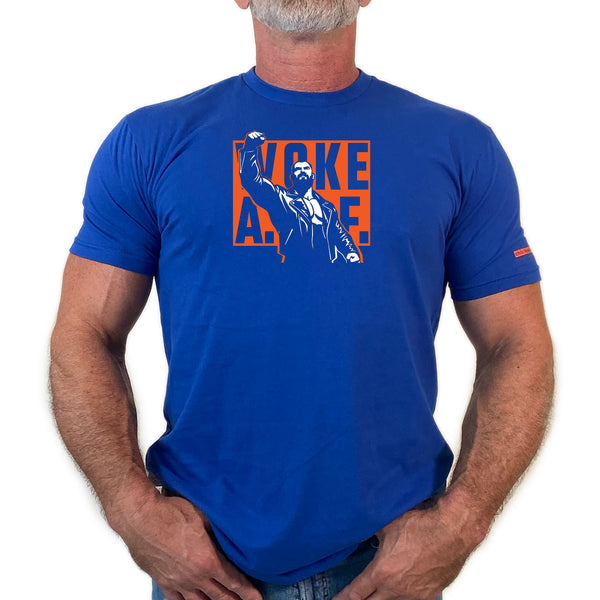 Woke, hand printed T-shirt and Tank Top.
