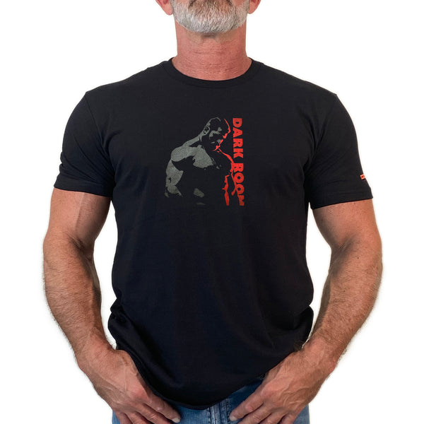 Red Dark Room, hand printed T-shirt and Tank Top