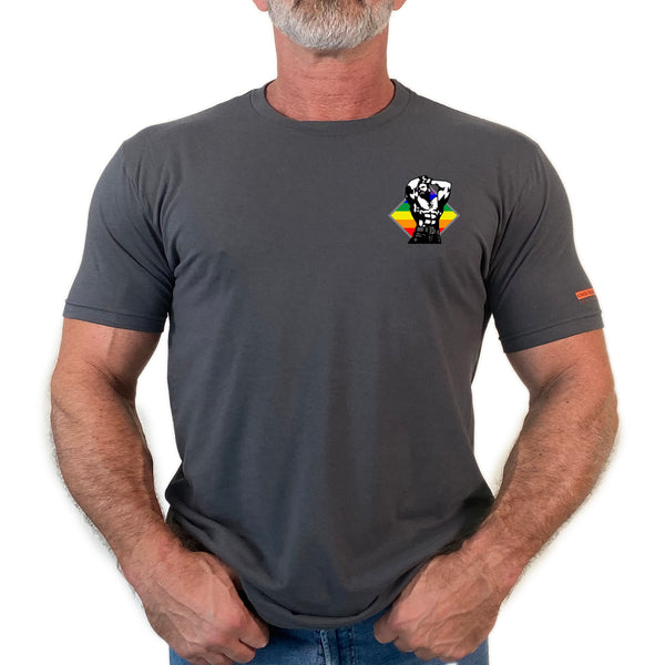 Shine with Pride Small Logo T-shirt and Tank Top. (Colors)