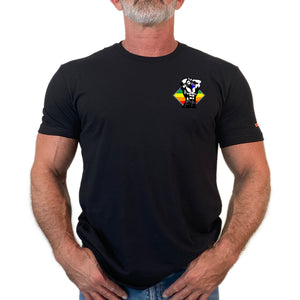 Shine with Pride Small Logo T-shirt and Tank Top. (Colors)