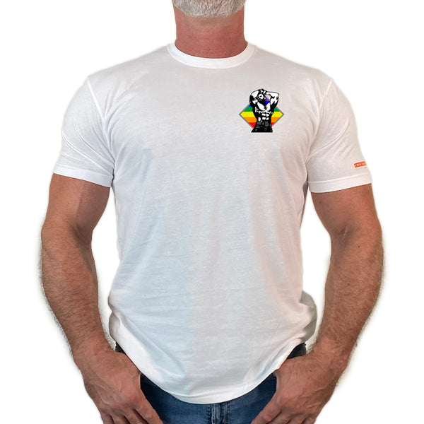 Shine with Pride Small Logo T-shirt and Tank Top. (Colors)