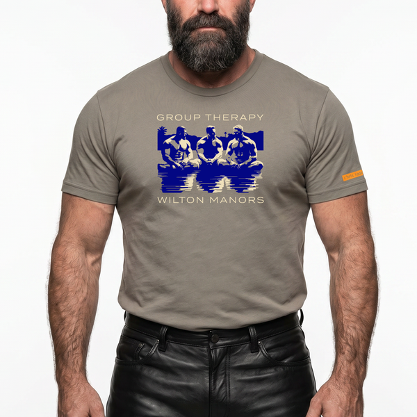 Group Therapy, hand printed Tshirt and Tank Top
