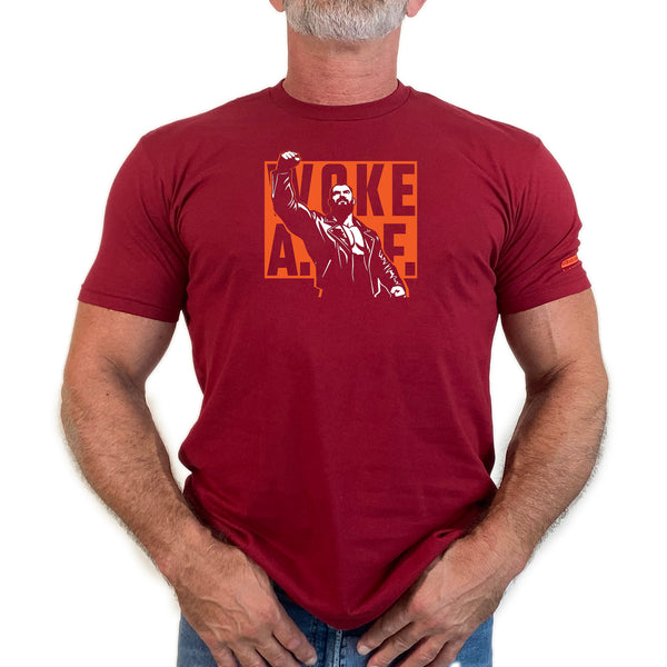 Woke, hand printed T-shirt and Tank Top.
