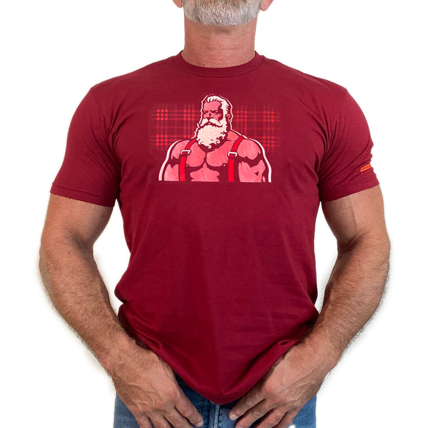 Santa 2025, hand printed T-shirt and Tank Top.