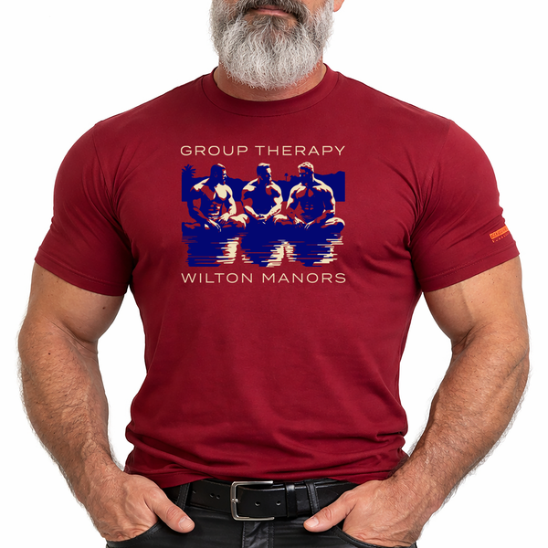 Group Therapy, hand printed Tshirt and Tank Top