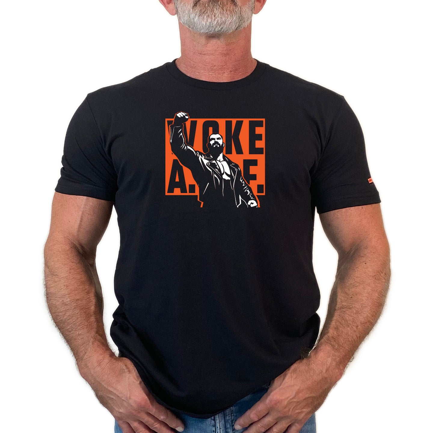 Woke, hand printed T-shirt and Tank Top.
