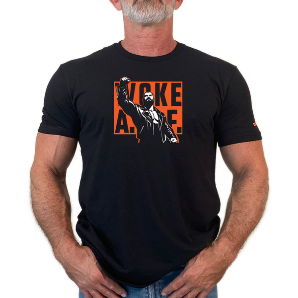 Woke, hand printed T-shirt and Tank Top.
