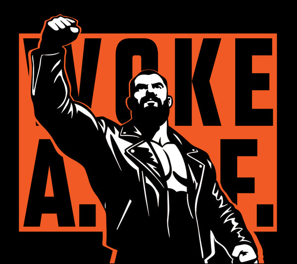 Woke, hand printed T-shirt and Tank Top.