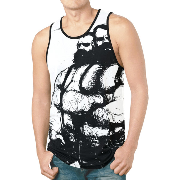 Men's All Over Print Tank Top (Model T46)