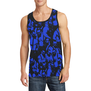 Bar Hopping (Blue), All over printed Tshirt and Tank Top