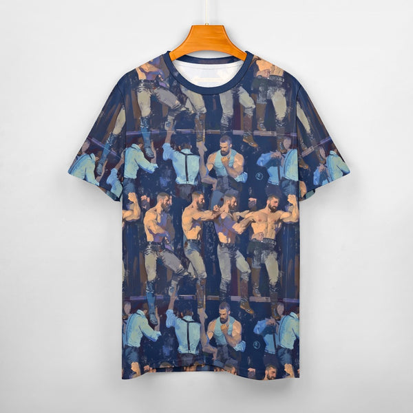 Party Time, All Over Printed Cotton T-shirt