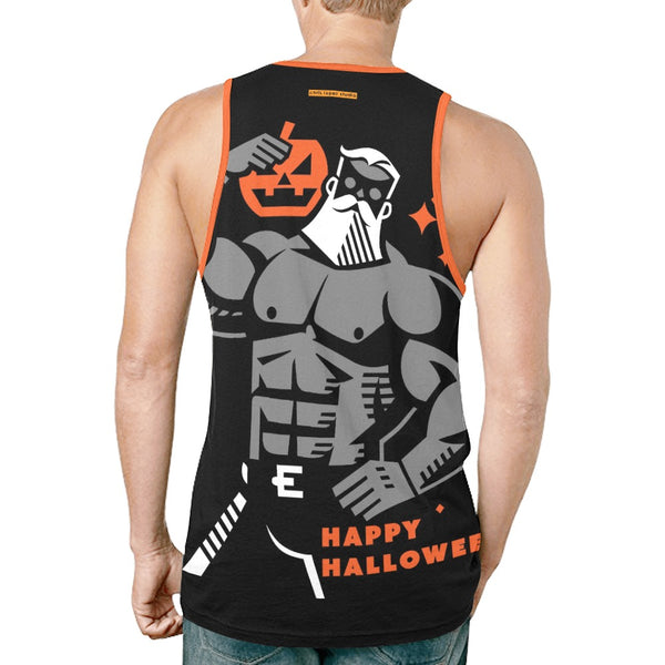Big Happy Halloween All Over Printed Tank Top