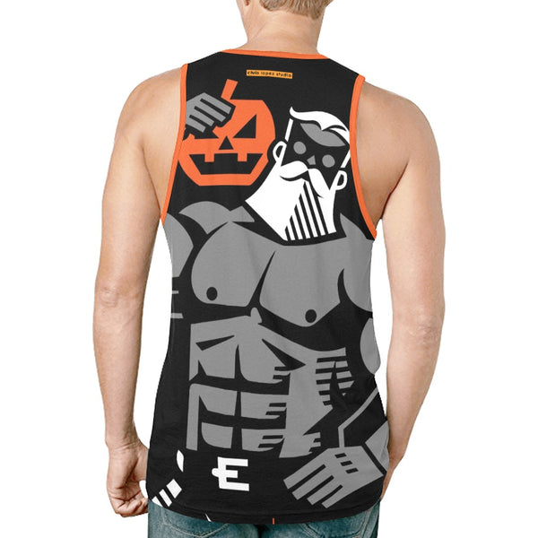 Happy Halloween, All Over Printed Tank Top