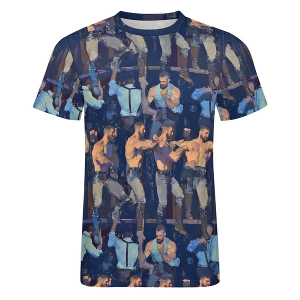 Party Time, All Over Printed Cotton T-shirt