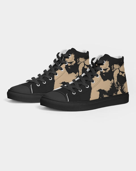 Wrestlers, Hightop Canvas Sneakers - Black sole