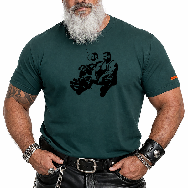 Hard Soles, hand printed T-shirt