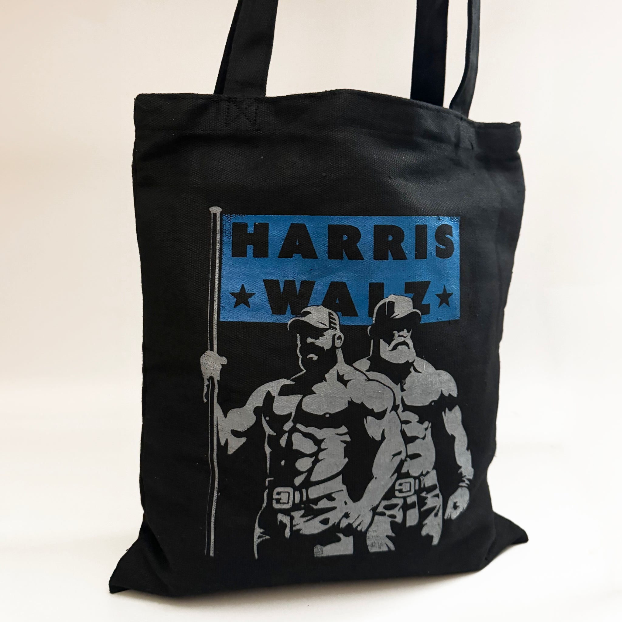 HARRIS-WALZ hand printed Canvas Toe Bag