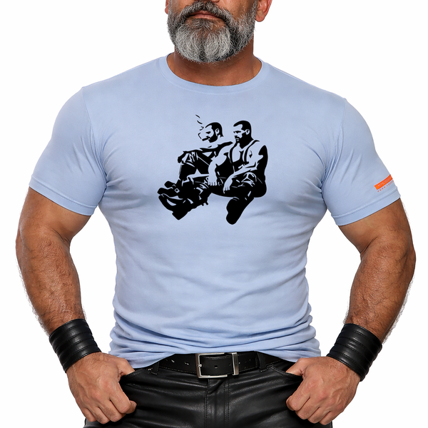 Hard Soles, hand printed T-shirt