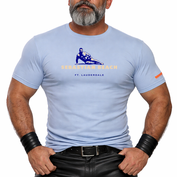 Sebastian Beach, hand printed T-shirt & Tank Top (Colors)