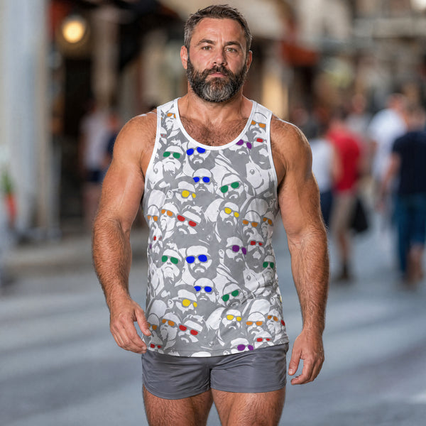 Bright Days, All Over Printed Tank Top