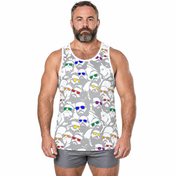 Bright Days, All Over Printed Tank Top