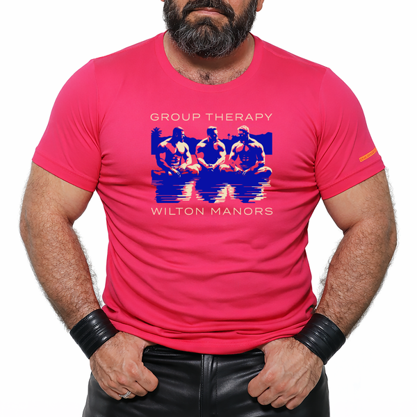 Group Therapy, hand printed Tshirt and Tank Top