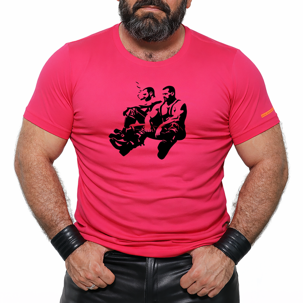 Hard Soles, hand printed T-shirt