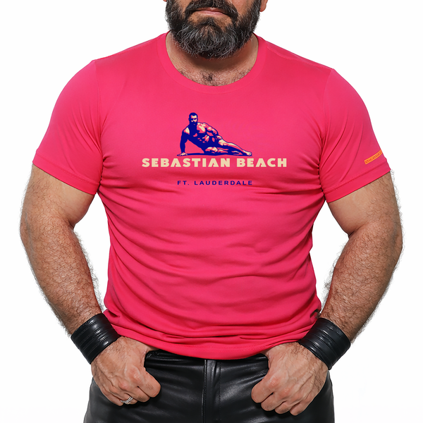 Sebastian Beach, hand printed T-shirt & Tank Top (Colors)
