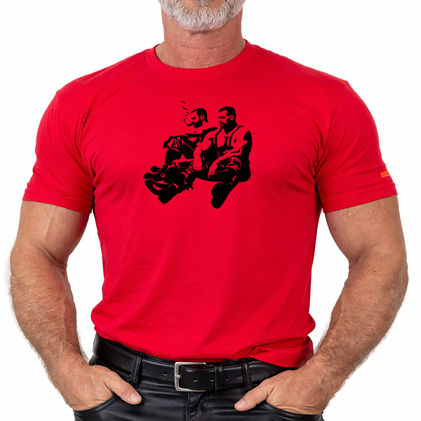 Hard Soles, hand printed T-shirt